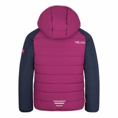 Rückansicht von Trollkids Hafjell PRO Winterjacke Kinder Marine/Pflaume/Mauve