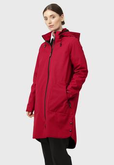 Rückansicht von Ilse Jacobsen RAIN128 Softshelljacke Damen Fire