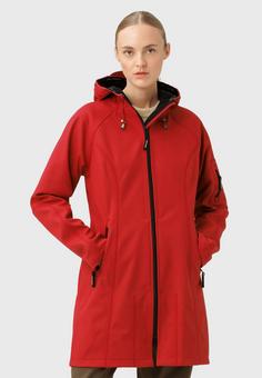 Rückansicht von Ilse Jacobsen RAIN37 Softshelljacke Damen Fire