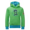Trollkids Troll Hoodie Kinder - Frischgr&uuml;n/Dunkel Marine
