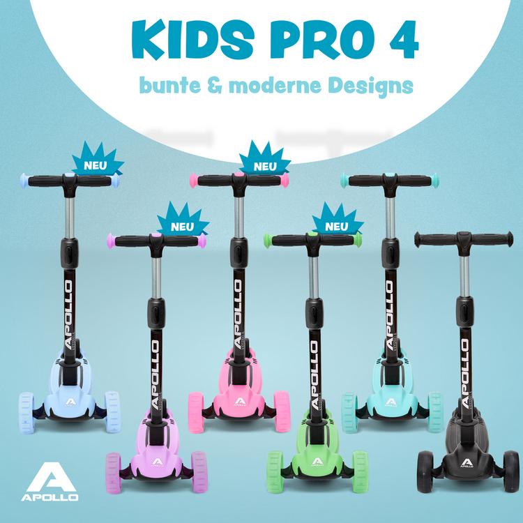 Apollo Apollo Kids pro 4 Scooter - pink - 4 | SportScheck