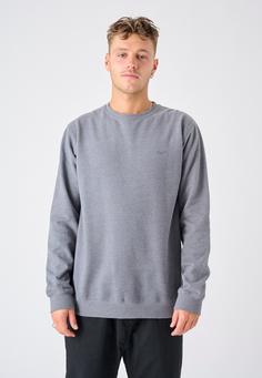 Rückansicht von Cleptomanicx Ligull Sweatshirt Herren Heather Forged Iron