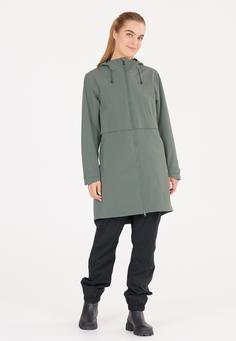 Rückansicht von Weather Report Dayton Regenjacke Damen 3058 Balsam Green