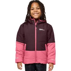 Rückansicht von Jack Wolfskin TWO HILLS INS JACKET K Funktionsjacke Kinder boysenberry