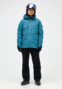 Rückansicht von Peak Performance GORE-TEX Skijacke Herren PETROL