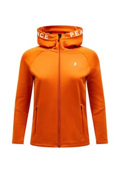 Peak Performance Fleecejacke Damen DUNKELORANGE