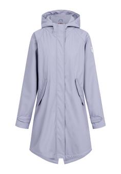 Derbe Traveby Friese Plain Regenjacke Damen Lavender Gray