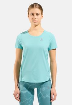 Rückansicht von Odlo Funktionsshirt Damen Aqua Haze(21074)