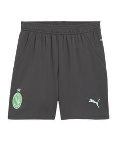 PUMA AC Mailand Short Away 2024/2025 Kids Fußballshorts Kinder graugruen