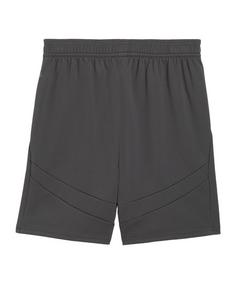 Rückansicht von PUMA AC Mailand Short Away 2024/2025 Kids Fußballshorts Kinder graugruen