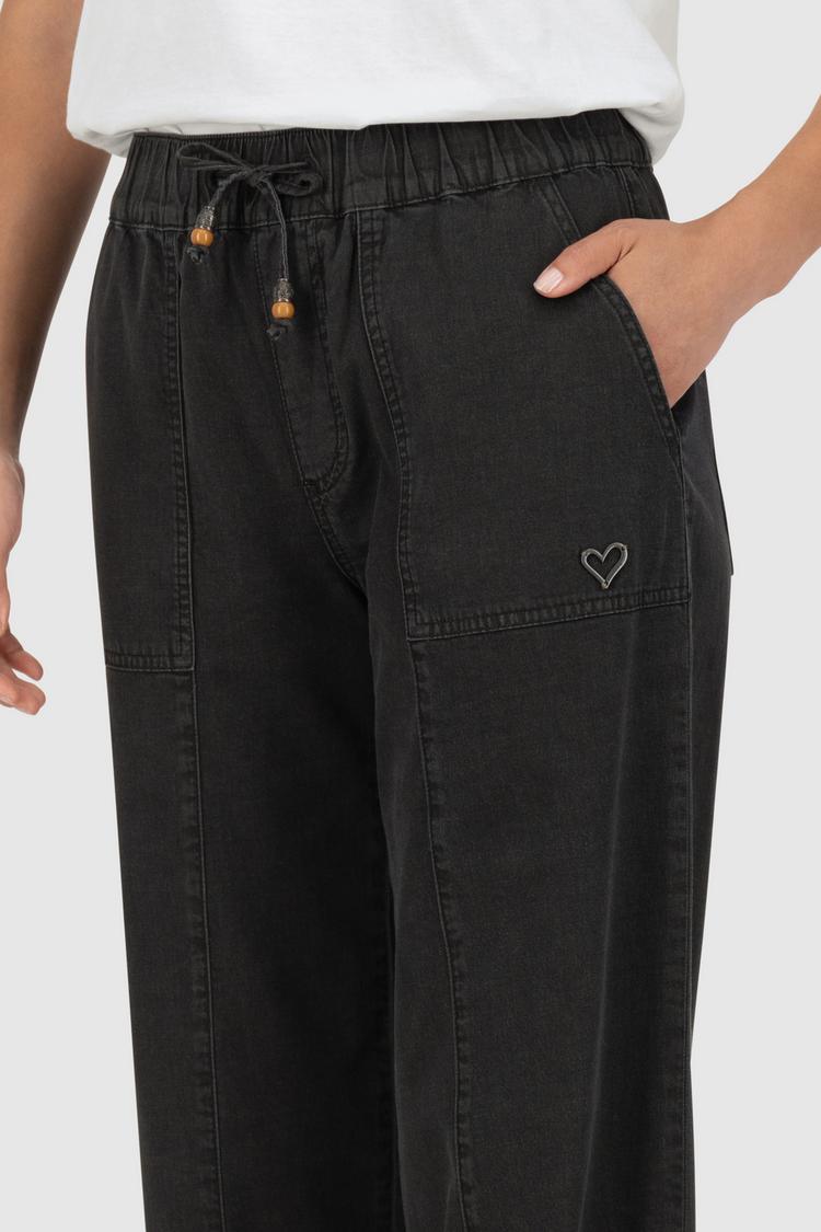 ALIFE AND KICKIN ALIFE AND KICKIN AkinaAK DNM A Stoffhose Damen - black denim washed - 3 | SportScheck