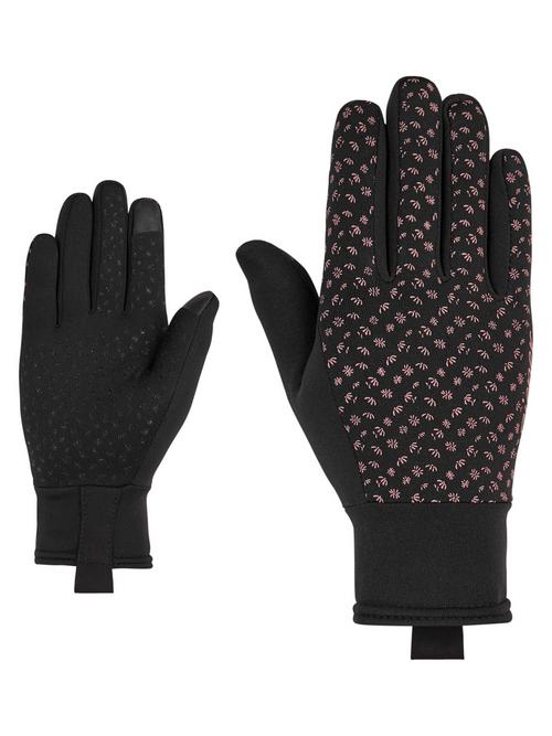 Rückansicht von Ziener ISANTA TOUCH Skihandschuhe black.pink vanilla