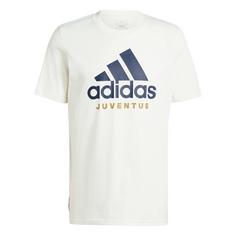 adidas Juventus Turin Seasonal Graphic T-Shirt Fanshirt Herren Off White