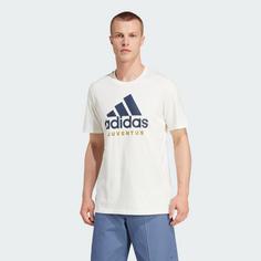 Rückansicht von adidas Juventus Turin Seasonal Graphic T-Shirt Fanshirt Herren Off White