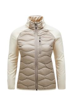 Peak Performance W Helium Down Hybrid Jacket Trainingsjacke Damen HELLBRAUN