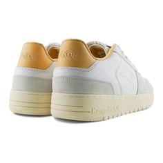 Rückansicht von KangaROOS Originals GAME LO II Sneaker Kinder Weiß/Senfgelb