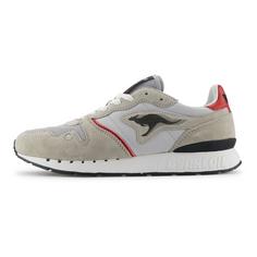 KangaROOS Originals Coil RX Sneaker Kinder Creme/Rot