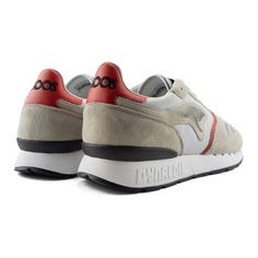 Rückansicht von KangaROOS Originals Coil RX Sneaker Kinder Creme/Rot