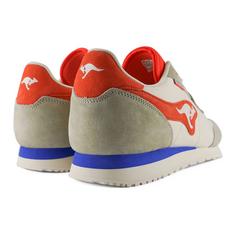 Rückansicht von KangaROOS Originals AUSSIE 2.0 Sneaker Kinder Weiß/Orange