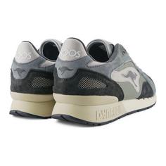 Rückansicht von KangaROOS Originals COIL R3 Sneaker Kinder Ultimativ Grau/Rabenschwarz