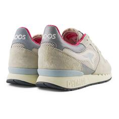 Rückansicht von KangaROOS Originals COIL R1 TECH Sneaker Beige/Fuchsia