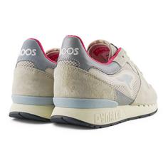 Rückansicht von KangaROOS Originals COIL R1 TECH Sneaker Kinder Beige/Fuchsia