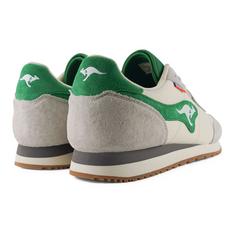 Rückansicht von KangaROOS Originals AUSSIE 2.0 Sneaker Kinder Wolkengrau/Grün