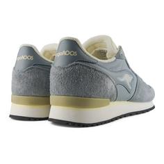 Rückansicht von KangaROOS Originals AUSSIE Mono Sneaker Kinder Steingrau