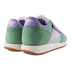 Rückansicht von KangaROOS Originals FLAP Sneaker Grün/Lavendel