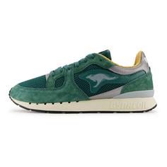 KangaROOS Originals COIL R1 TECH Sneaker Kinder Immergrün/Senfgelb