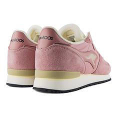 Rückansicht von KangaROOS Originals AUSSIE Mono Sneaker Kinder Rosa