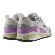 Rückansicht von KangaROOS Originals EXO II ULTIMATE Y2K Sneaker Kinder Wolkengrau/Orchidee