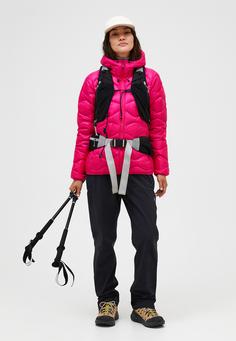 Rückansicht von Peak Performance Steppjacke Damen hellpink