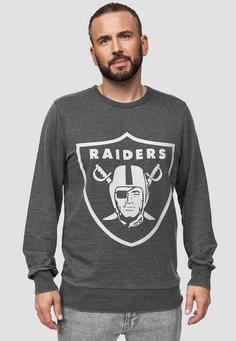 Rückansicht von Re:Covered Raiders Classic Vintage Sweatshirt Herren Grey