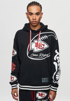 Rückansicht von Re:Covered NFL Chiefs Kingdom Hoodie Black