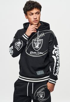 Rückansicht von Re:Covered NFL Raiders Nation Hoodie Black