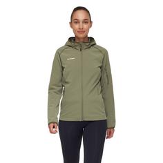 Rückansicht von Mammut Madris Light Hooded Fleecejacke Damen marsh