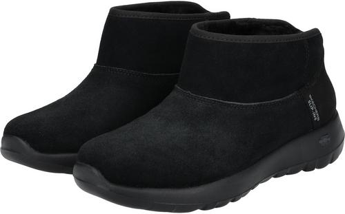 Rückansicht von Skechers Stiefelette Stiefel Damen Schwarz