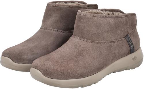 Rückansicht von Skechers Stiefelette Stiefel Damen Braun