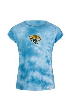 Re:Covered NFL Jaguars Printshirt Damen Aqua Tie-Dye