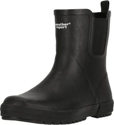 Rückansicht von Weather Report Erickson Gummistiefel Herren 1001S Black Solid