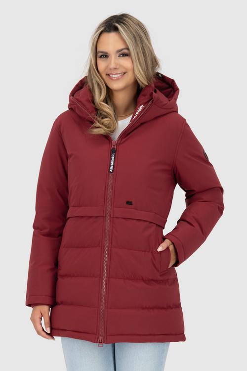 Rückansicht von ALIFE AND KICKIN HanniAK A Winterjacke Damen cranberry juice