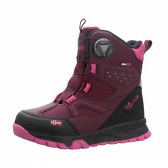 Trollkids Kirkenes Winterschuhe Kinder Burgunderrot/Magenta