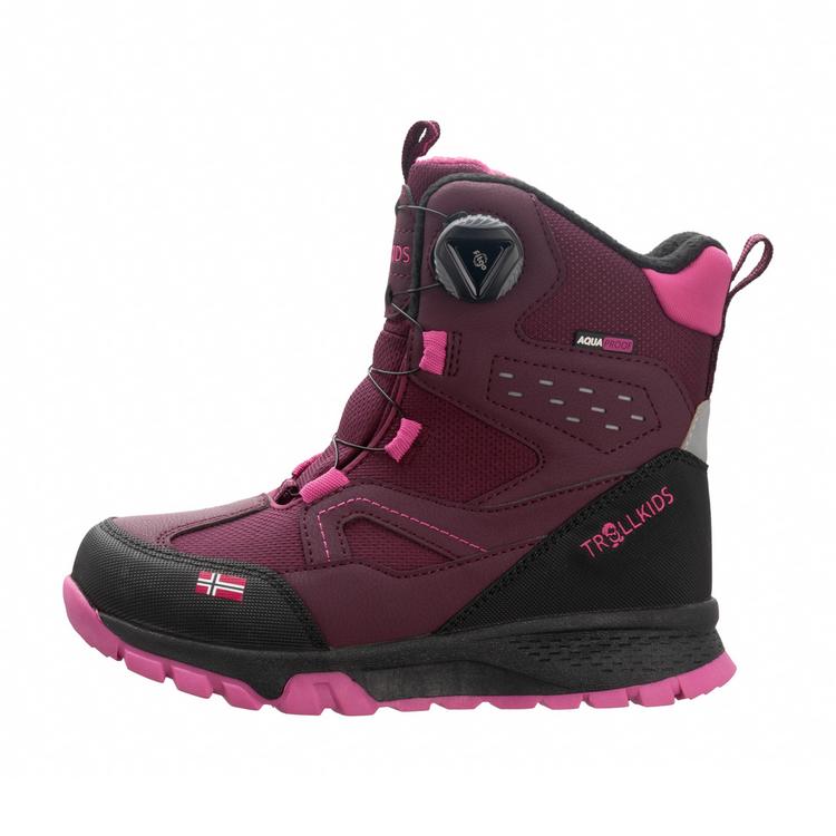 Trollkids Trollkids Kirkenes Winterschuhe Kinder - Burgunderrot/Magenta - 0 | SportScheck