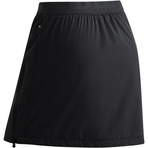 Rückansicht von Maier Sports RainSkirtWinter Outdoorrock Damen Schwarz01100