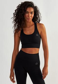 Rückansicht von BeShaped Femme Force Sport-BH Damen Black