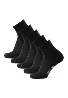 Rückansicht von DANISH ENDURANCE Quarter Pro Sportsocken Socken schwarz