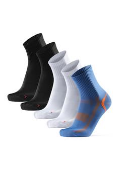 DANISH ENDURANCE Quarter Pro Sports Sportsocken black/white/blue