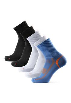 Rückansicht von DANISH ENDURANCE Quarter Pro Sportsocken Socken black/white/blue