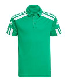 adidas Squadra 21 Poloshirt Kids Poloshirt Kinder gruenweiss